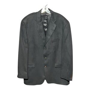 Chaps Ralph Lauren VTG Blazer Men’s Black Single-Breast Suit Jacket 48T